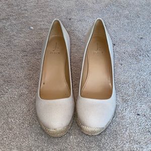 J crew espadrille wedge